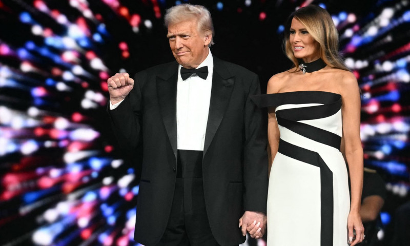 melania si donald trump, balul de inaugurare 2025 (9)