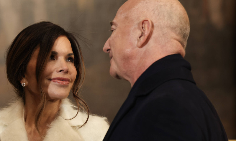 Jeff Bezos și Lauren Sanchez la Ziua Învestirii/ Profimedia