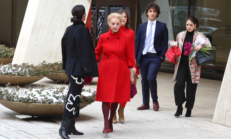 NYFW - Carolina Herrera With Her Family