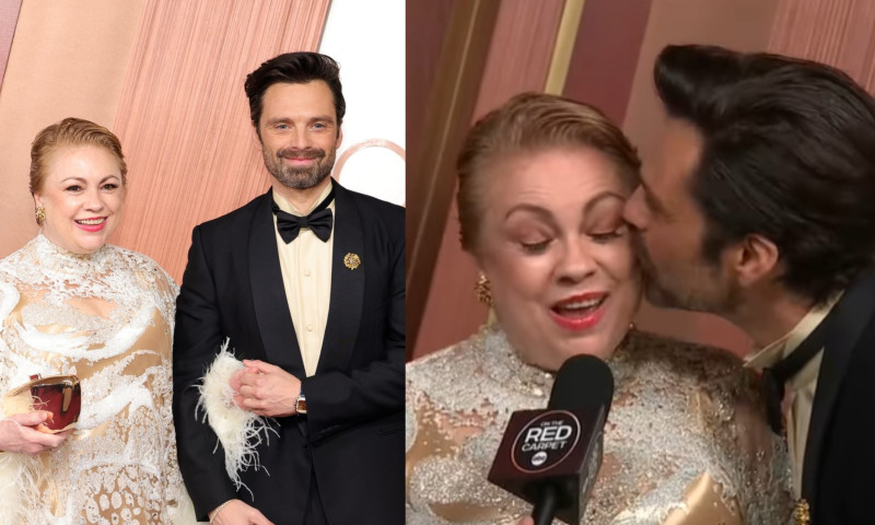 sebastian stan si mama lui la premiile oscar 2025