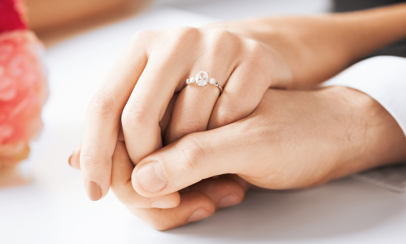 Picture,Of,Man,And,Woman,With,Wedding,Ring