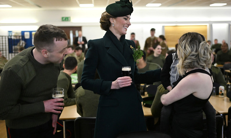 The Princess of Wales attends the St. Patrick&apos;s Day Parade