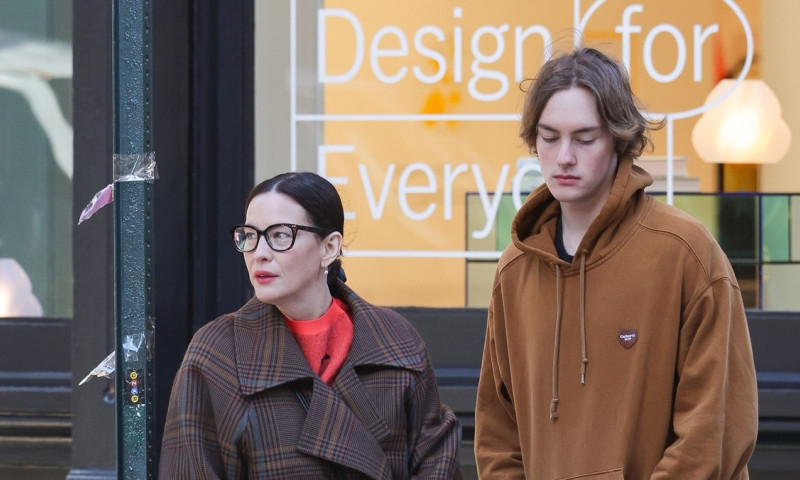 EXCLUSIVE: Liv Tyler is Spotted on a Very Rare Outing With Her Son in New York City