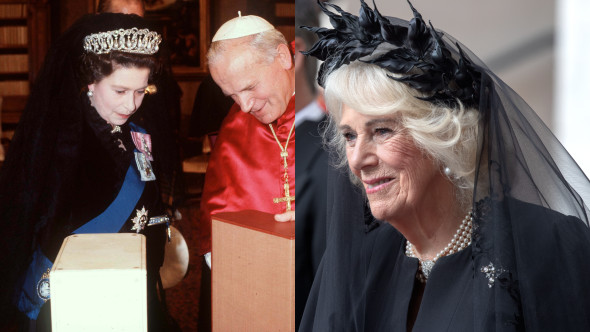 Regina Elisabeta, inspirație pentru Camilla chiar și după moarte. Cum a apărut soția regelui Charles la întâlnirea cu Papa Leon