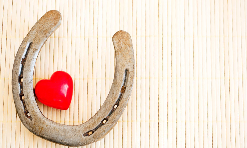 potcoava, noroc, inimioara