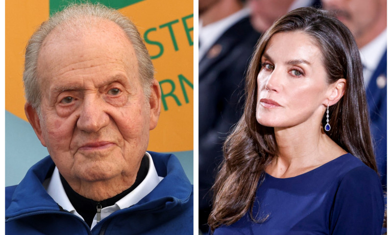 Fostul rege al Spaniei, Juan Carlos și nora sa, regina Letizia2