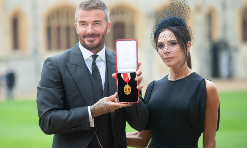 Sir David Beckham și Lady Victoria Beckham/ Profimedia