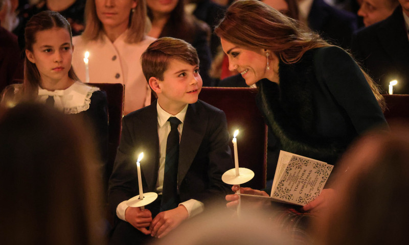 Prințul Louis și Kate Middleton/ Profimedia