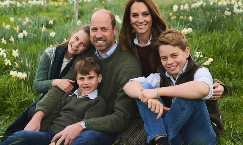 kate middleton, printul william, copiii lor, felicitare de craciun 2025
