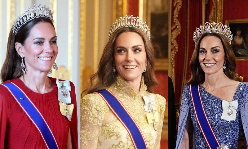 De ce stilul lui Kate Middleton la banchetele de stat a devenit arma diplomatică secretă a Regatului Unit/ Profimedia
