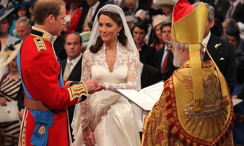 Royal Wedding - The Wedding Ceremony Takes Place Inside Westminster Abbey
