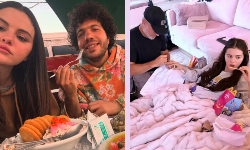 Selena Gomez mănâncă fast-food la 6 dimineața. Benny Blanco a dat-o de gol/ Foto: Instagram
