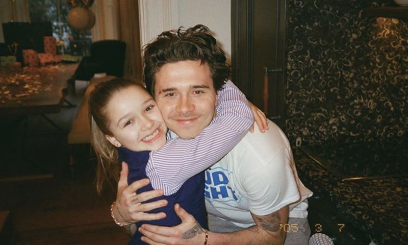 Brooklyn Beckham, Harper Beckham