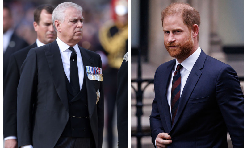 Fostul Andrew și prințul Harry