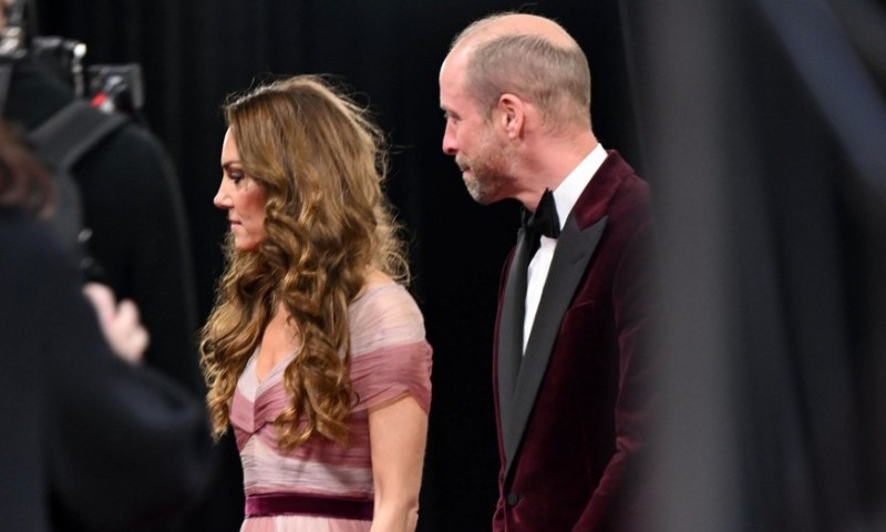 Kate Middleton și prințul William la Premiile BAFTA 2026/ Profimedia