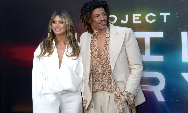 Heidi Klum și fiul ei, Henry Samuel/ Profimedia