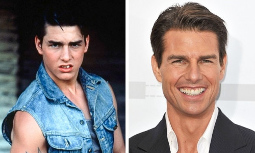 Tom Cruise-then-now