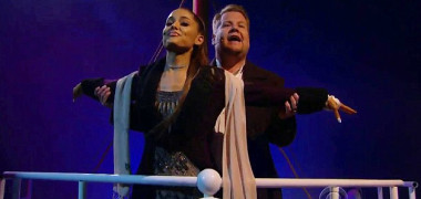 ariana-grande-james-corden-titanic