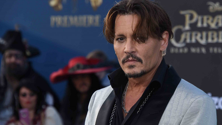 Johnny Depp at the Premiere of Disney?s and Jerry Bruckheimer Films? ?Pirates of the Caribbean: Dead Men Tell No Tales,? at the Dolby Theatre in Hollywood, Ca