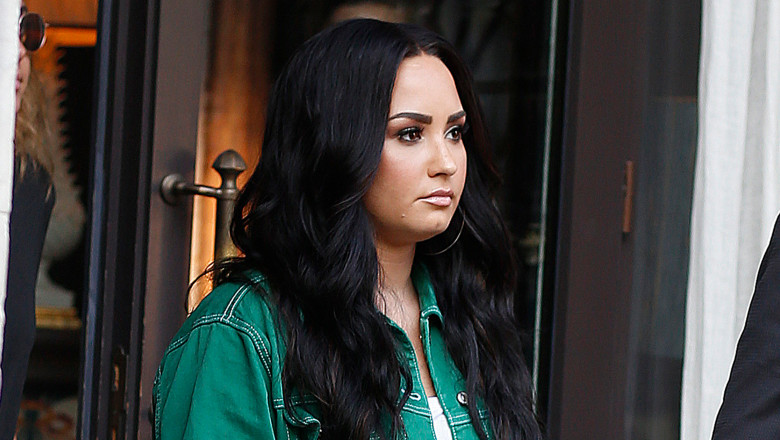 EXCLUSIVE: Demi Lovato Is Seen For The First Time Following Her Single Sober That Has Many Questioning Her Sobriety In Barcelona