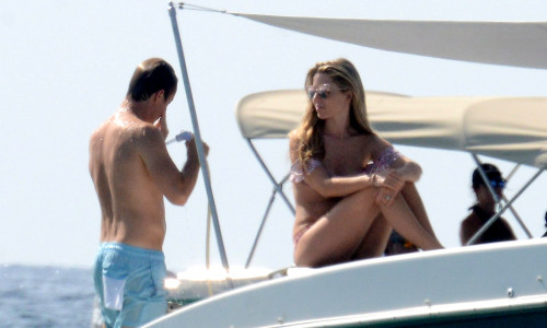Nico Rosberg and wife Vivian Sibold enjoying holiday in Formentera