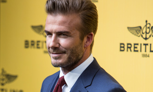 David Beckham Attends The Opening Of The Official Breitling Boutique