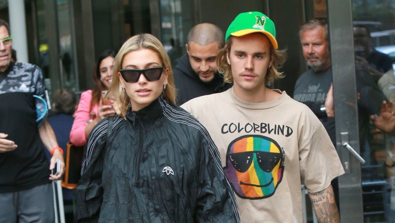 Justin Bieber and Hailey Baldwin seem to be in good spirits again as they go to Shake Shack