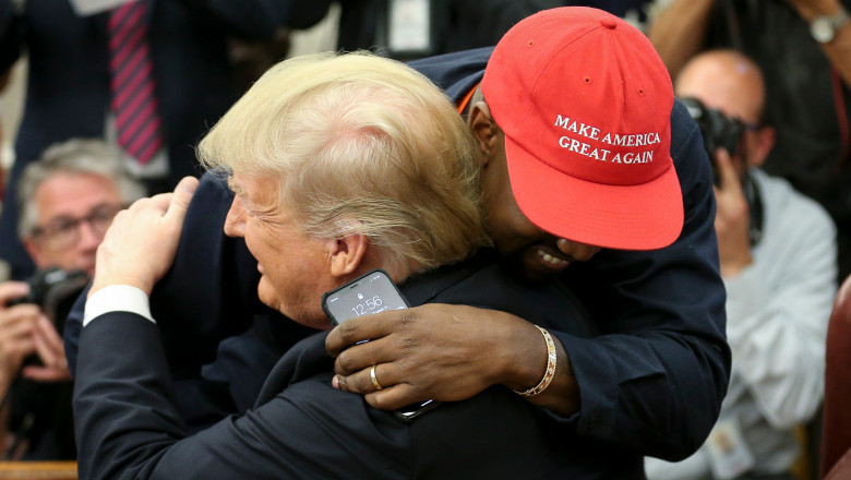 donald trump si kanye west