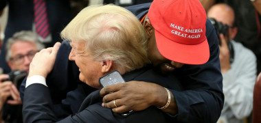 President Trump Hosts Kanye West And Former Football Player Jim Brown At The White House