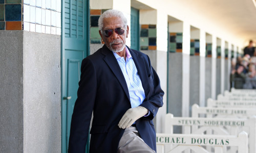 Morgan Freeman Receives Honorary Award : Photocall - 44th Deauville American Film Festival