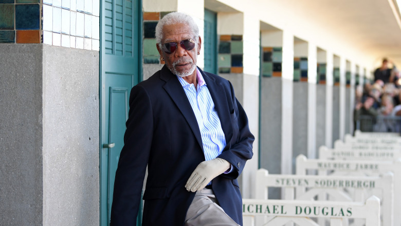Morgan Freeman Receives Honorary Award : Photocall - 44th Deauville American Film Festival