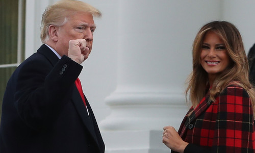 Donald Trump alături de Melania Trump