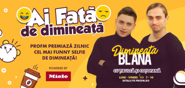 Ai faţă de dimineață! PROFM te premiază cu un espressor premium Miele...