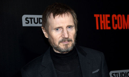 Liam Neeson la premiera filmului The Comuter