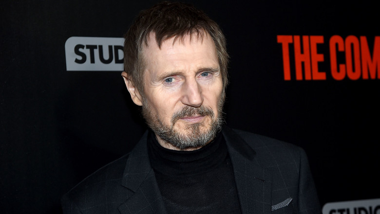 Liam Neeson la premiera filmului The Comuter