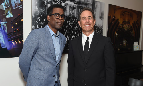 Chris Rock alături de Jerry Seinfeld