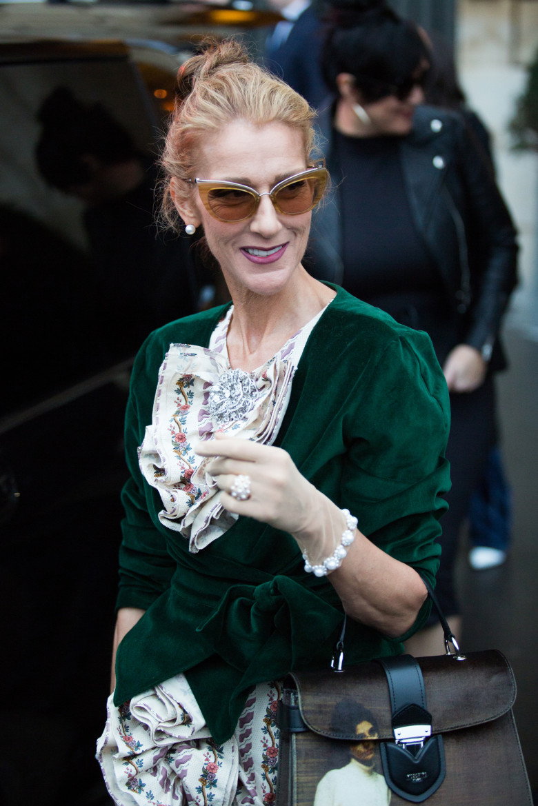 Celine Dion la Săptămâna Modei de la Paris