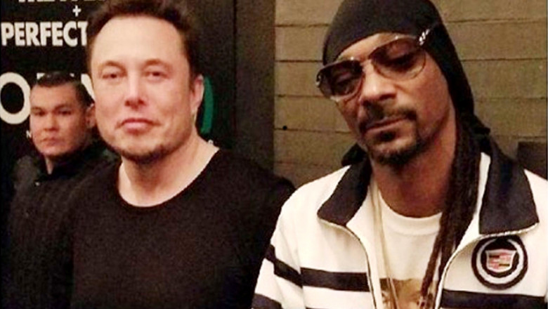 Elon Musk alături de Snoop Dogg