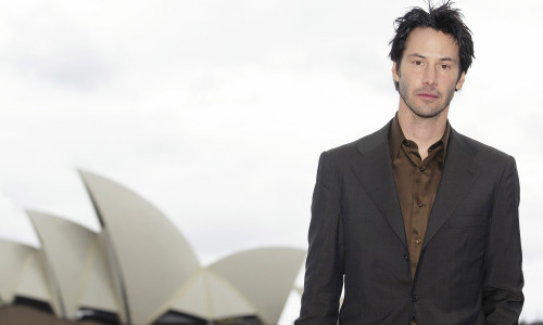 Actor Keanu Reeves Poses