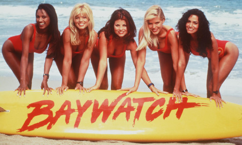 The Girls Of Baywatch From L R: Traci Bingham Donna D'Errico Yasmine Bleeth Gena Lee Nolin