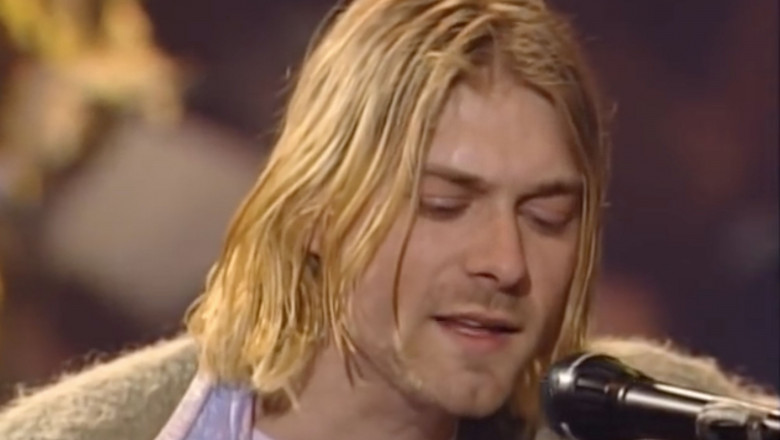 Kurt Cobain's tatty green sweater from his iconic MTV Unplugged performance set to sell for $300,000 dollars