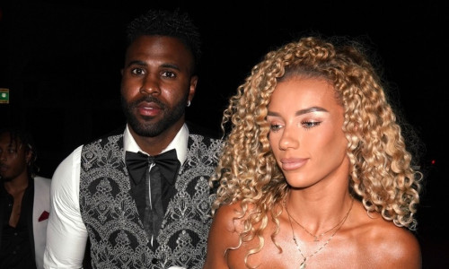 Jason Derulo and Jena Frumes arrive at Catch restaurant in LA