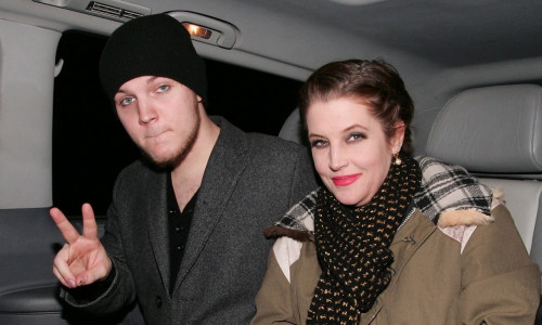 Lisa Marie Presley and Benjamin Presley Keough at Mr. Chow restaurant, London, Britain - 09 Jan 2012