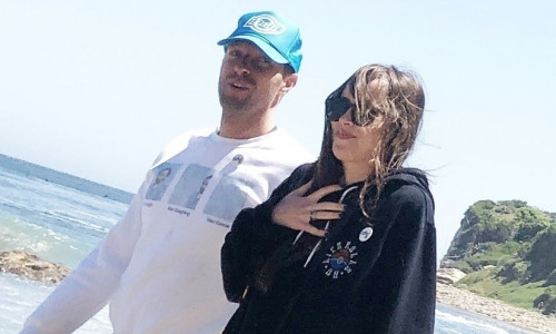 *EXCLUSIVE* Chris Martin and Dakota Johnson stepped out for some fresh air with Chris' children Apple and Moses