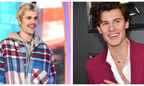 Shawn Mendes, Justin Bieber. Gety Images