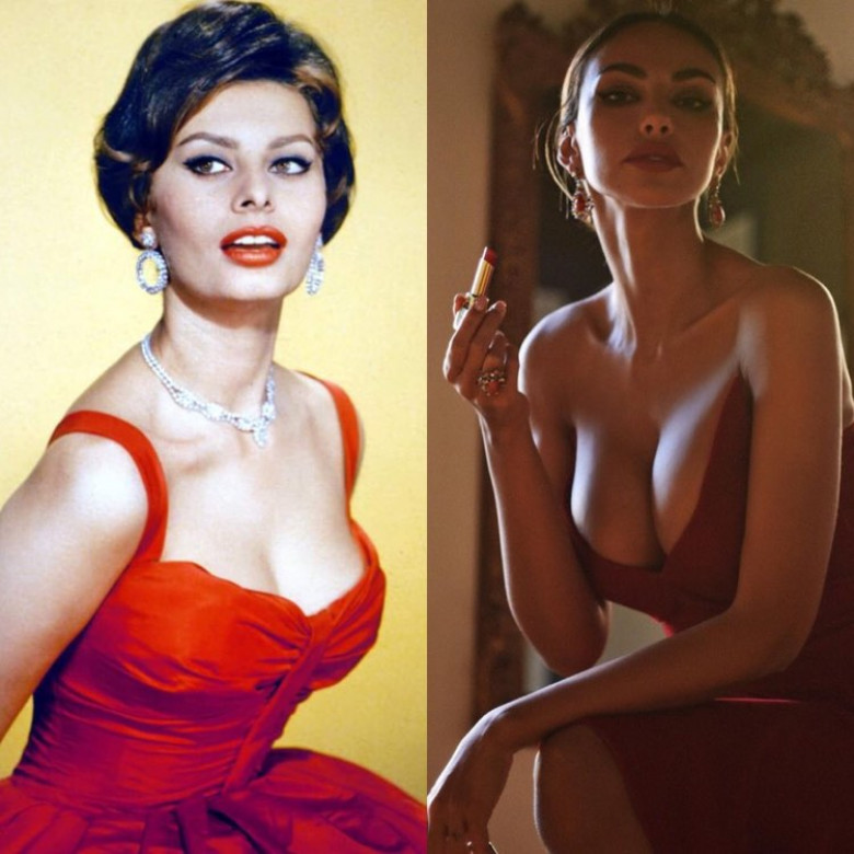 Sophia Loren și Mădălina Ghenea