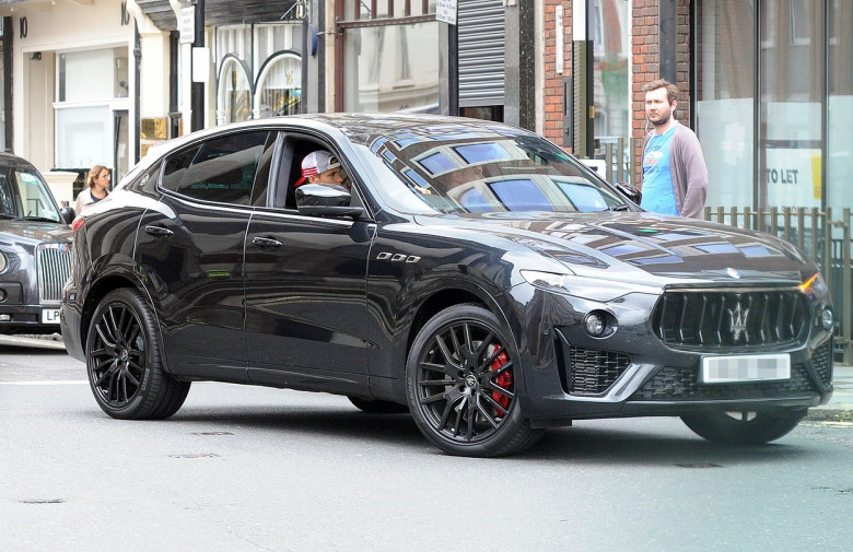 (EXCLUSIVE PICTURES) 18-year-old Romeo Beckham spotted out in London driving his new Maserati Levante in London, UK. 17/06/2021,Image: 616254769, License: Rights-managed, Restrictions: (EXCLUSIVE PICTURES) FOR NON UK RIGHTS AND WEB USE PLEASE CONTACT PICTURE DESK - pictures@gotchaimages.co.uk, Model Release: no, Credit line: Profimedia out in London driving his new Maserati Levante.