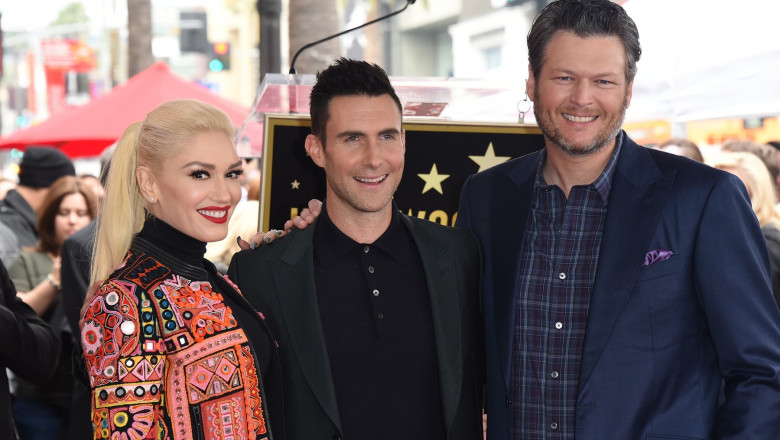 Adam Levine honored with star on The Hollywood Walk of Fame, Los Angeles, USA - 10 Feb 2017