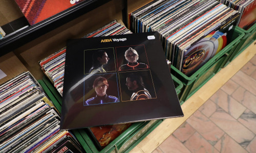 Abba Voyage, Bengan's record store, Linköping, Sweden - 12 Nov 2021