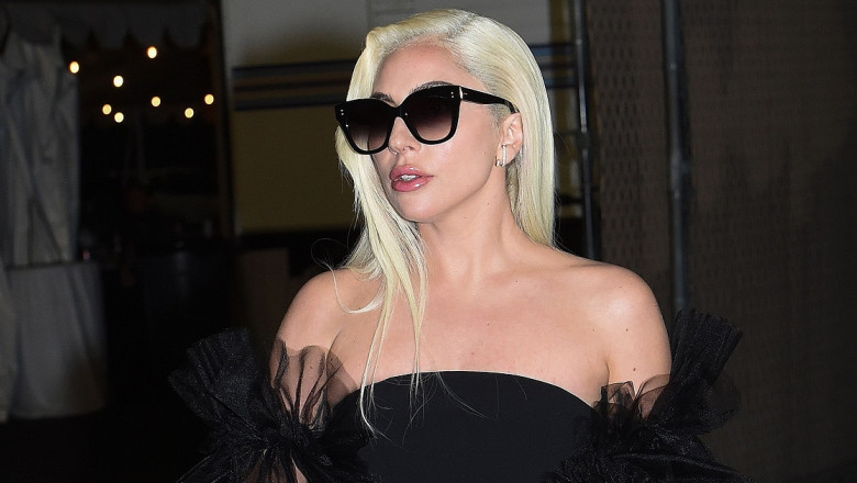 Lady Gaga at Jimmy Kimmel Live!, Los Angeles, CA, USA - 24 Jan 2022